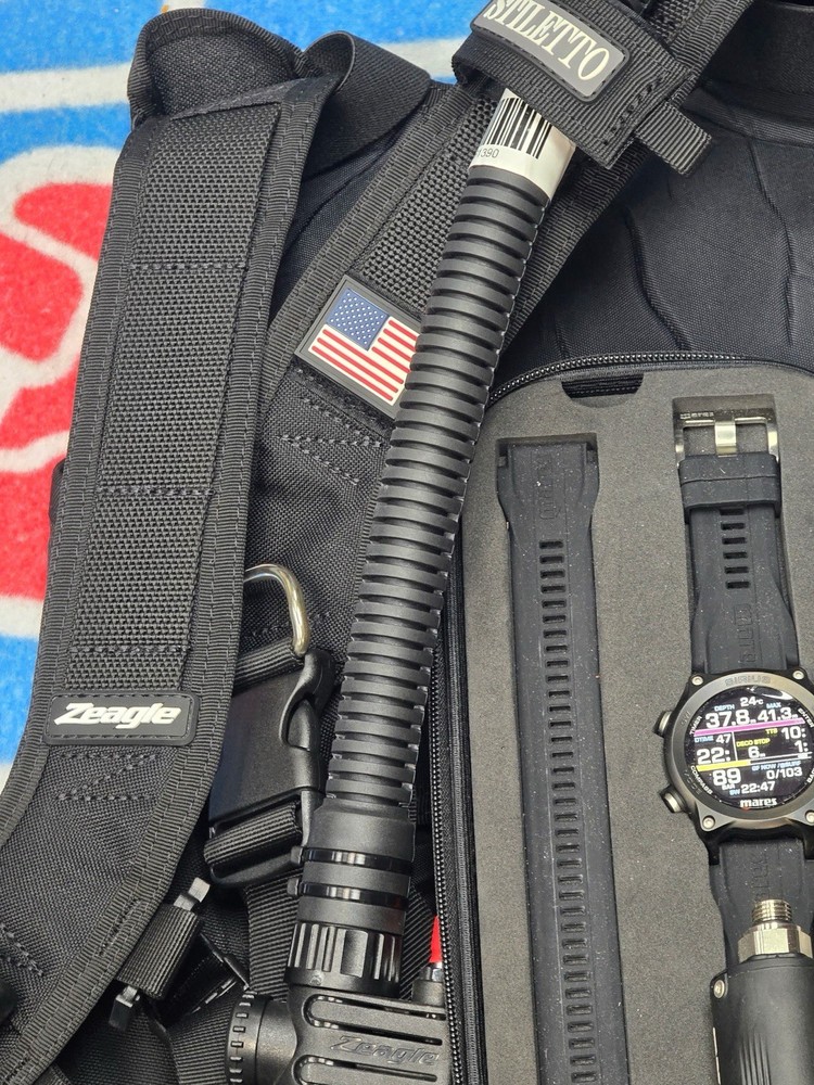 Zeagle Stiletto BCD W/BPI & Mares Sirus Dive Computer W/transmitter