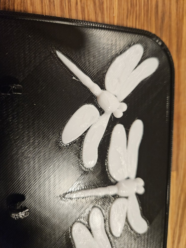Wall Mount Key Holder With Dragonflies