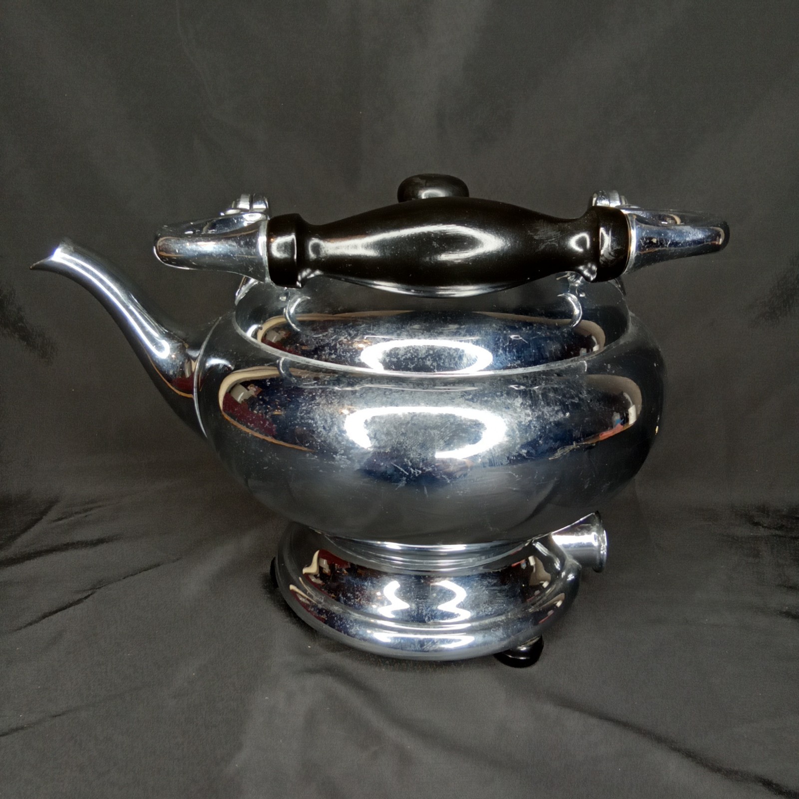 Antique Electric Percolator Silver Plated Kettle Landers Frary & Clark USA 1930s