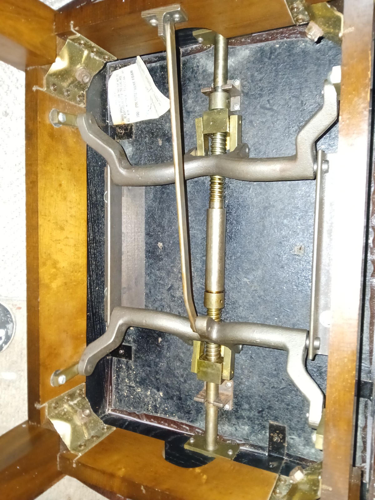 Vintage Piano Adjustable Leather Bench made in Germany free shipping