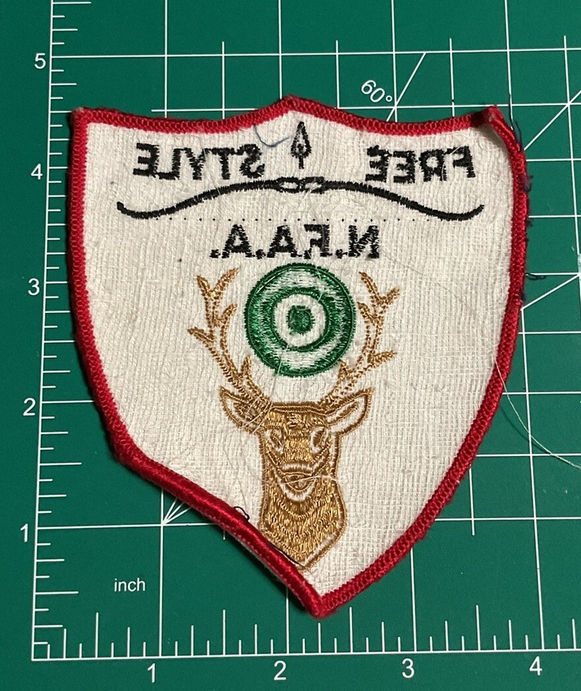 Free Style NFAA Archery Bow Hunting Patch Vintage
