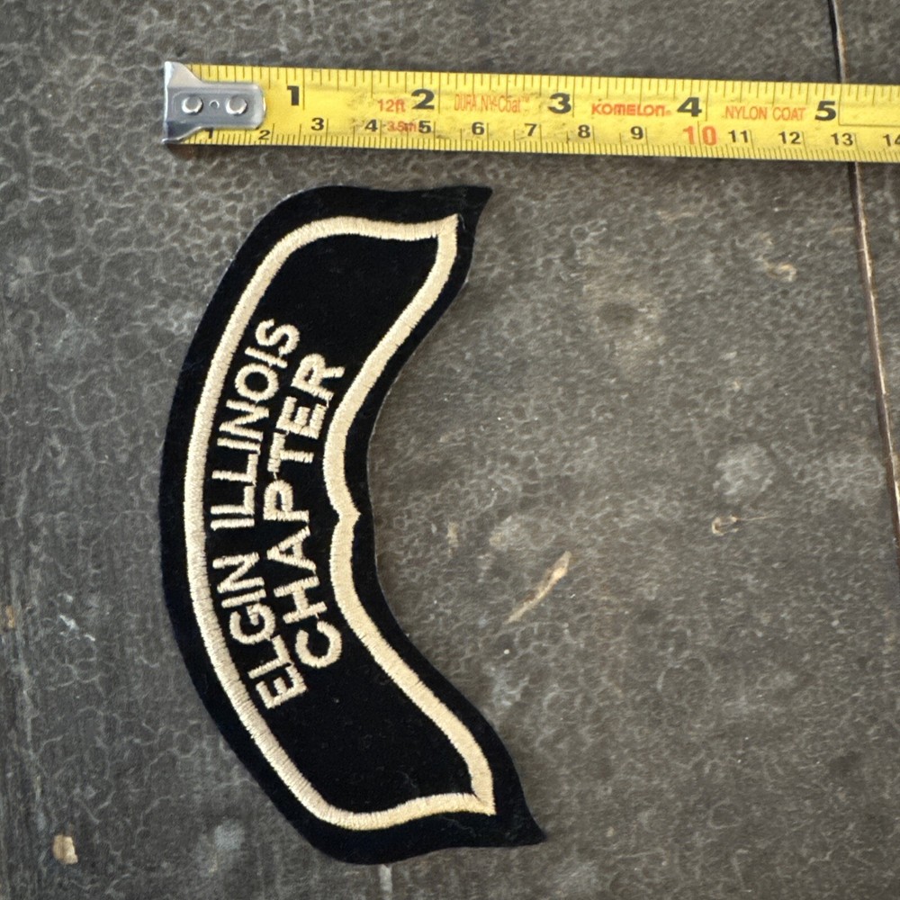 Harley Davidson HOG Elgin Illinois Chapter Vest 5”x 2" Patch