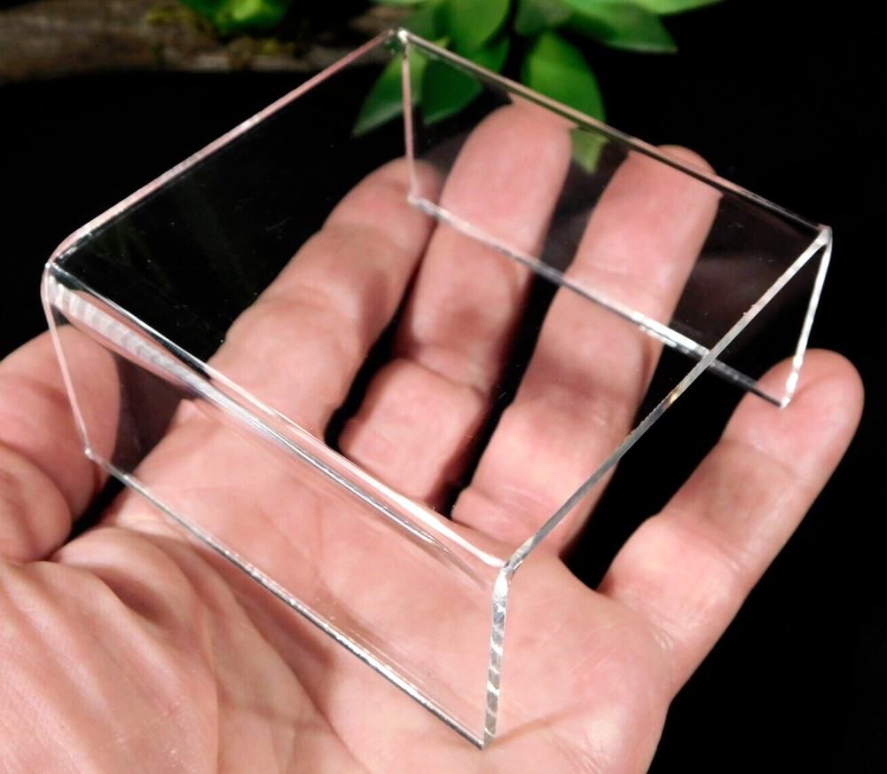 Display Stand Riser Type Short Small Size Clear Lucite