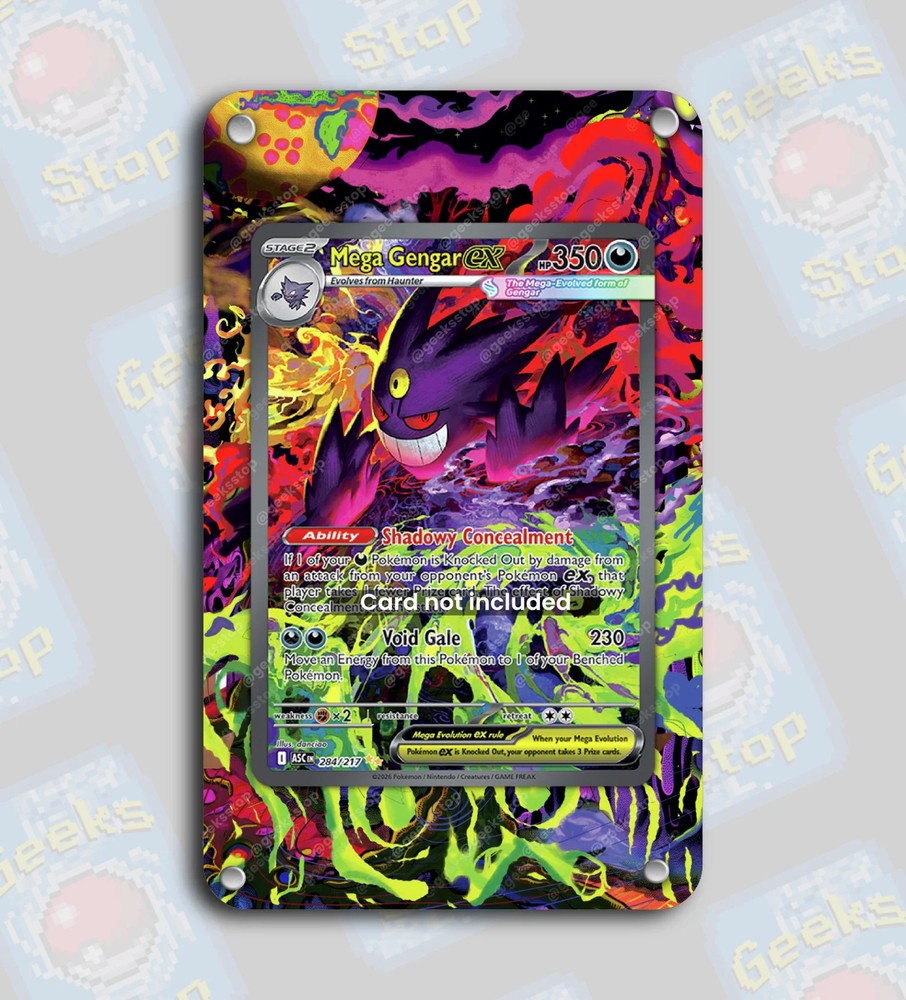 Mega Gengar ex SAR | Extended Art Display Case for Pokemon Card