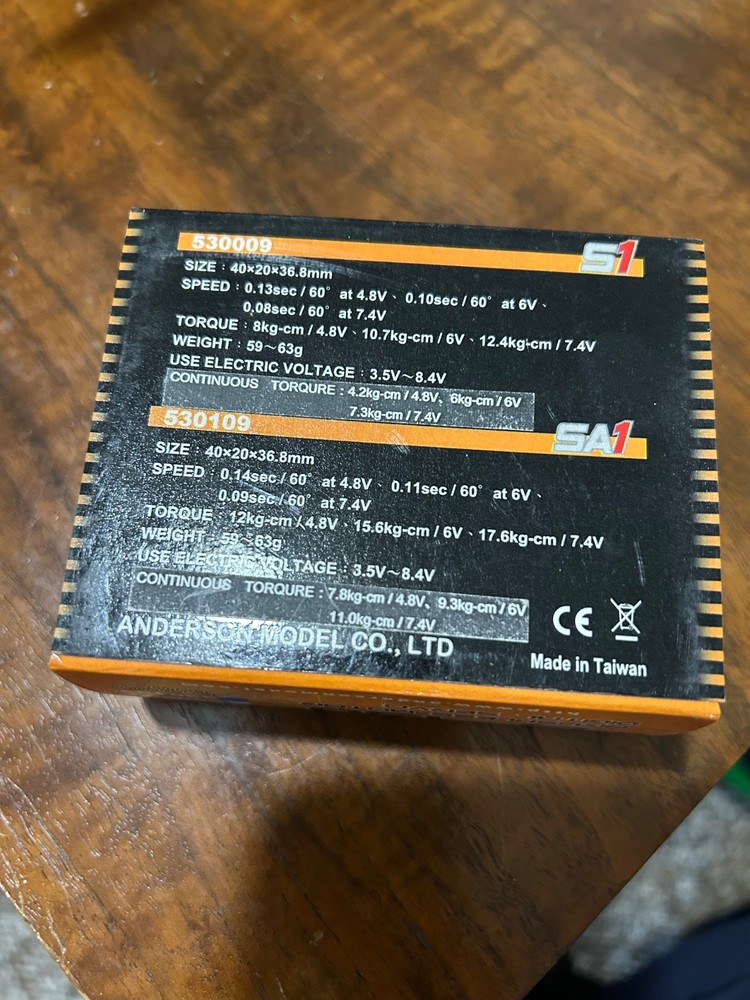 ANSERSON RC SERVO BS130 BRUSHLESS DIGITAL SERVO 530109