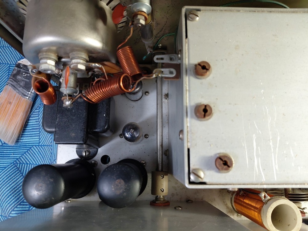 Johnson Viking Ranger Tube Transmitter Powers On Tubes Light Meter Works