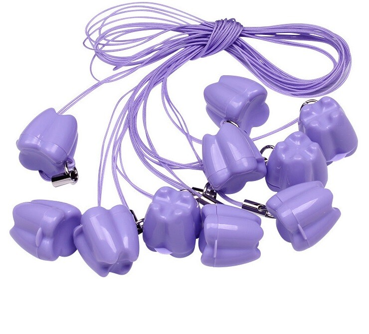 Kids Milk Teeth Save Box Storage Deciduous First Tooth Holder Keepsake Purple