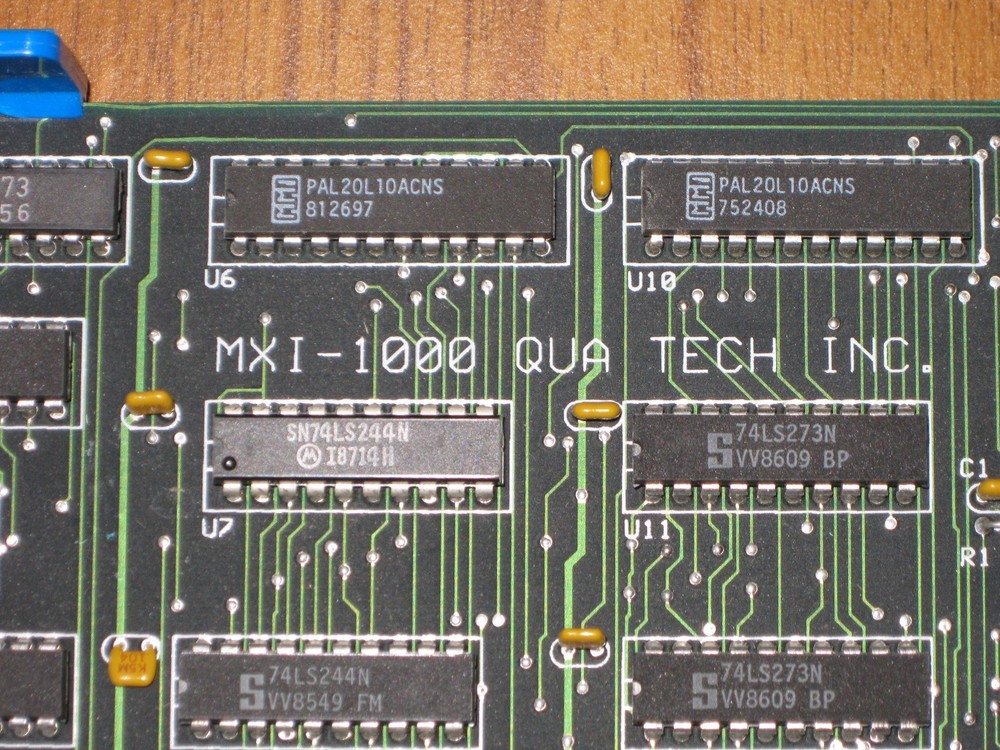 Qua Tech Inc. MXI-1000 GPIB Interface Micro Channel MCA Card - UNTESTED