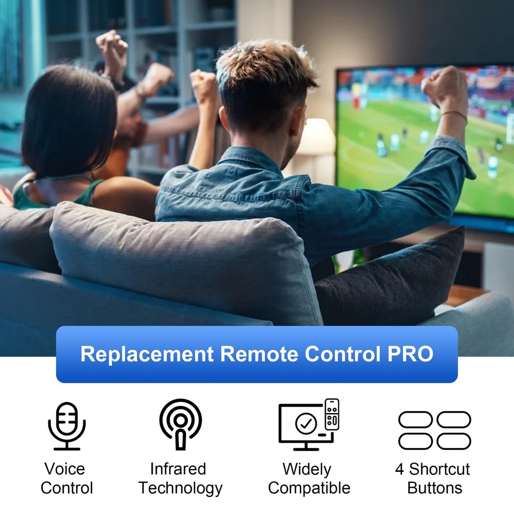 Firestick Remote Control Replacement Voice Controller Green Hulu Button Smart