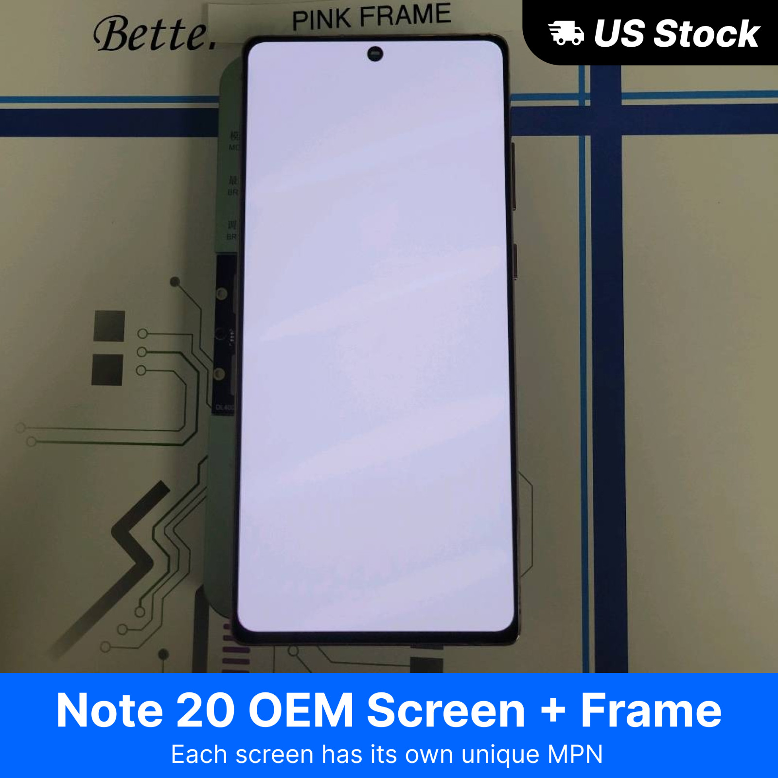 DISCOUNT Original OEM For Samsung Galaxy Note 20 LCD Touch Screen w/ Midframe