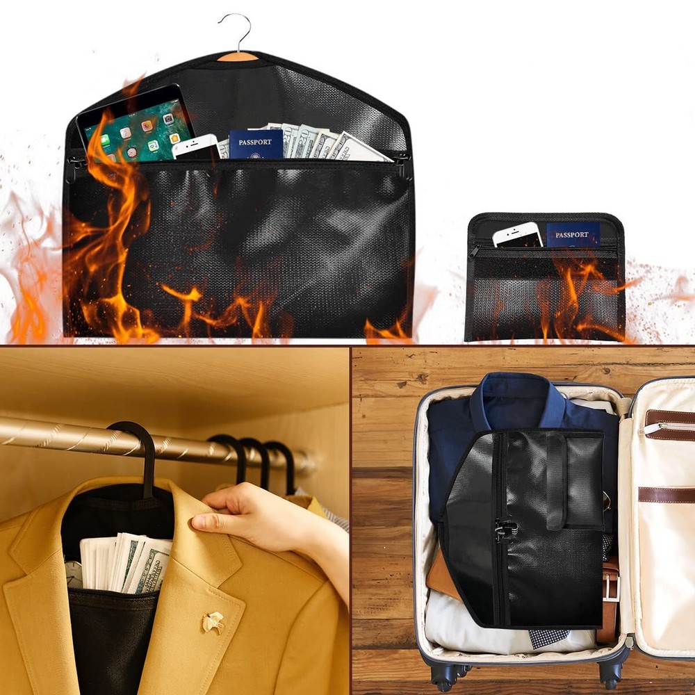 Hanger Diversion Fireproof & Waterproof Safe with Lock and Small Fireproof Ba...
