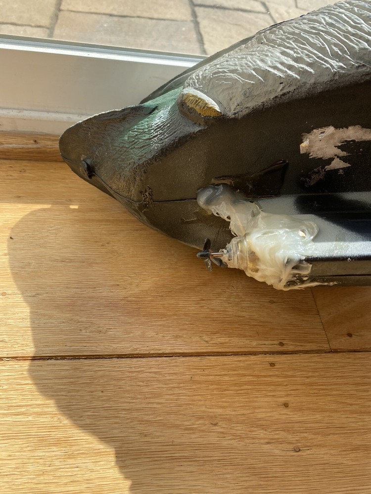 Flambeau Duck Decoy Modified Mallard. Propellor.