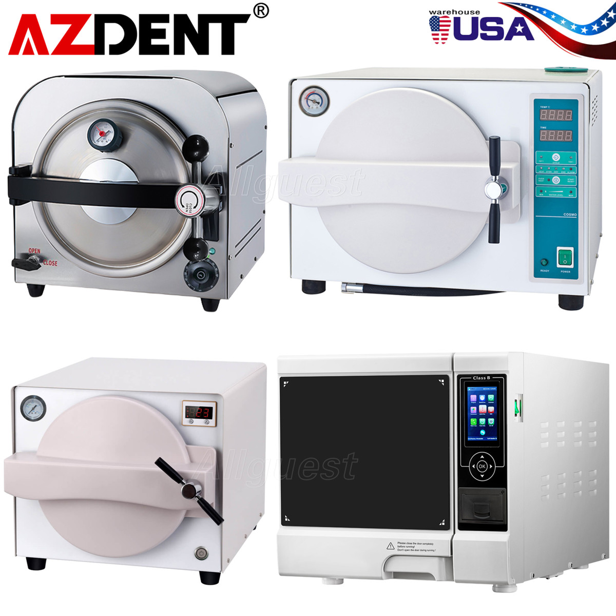 14L/17L/18L/22L Class B Dental Autoclave Steam Sterilizer Medical Sterilization