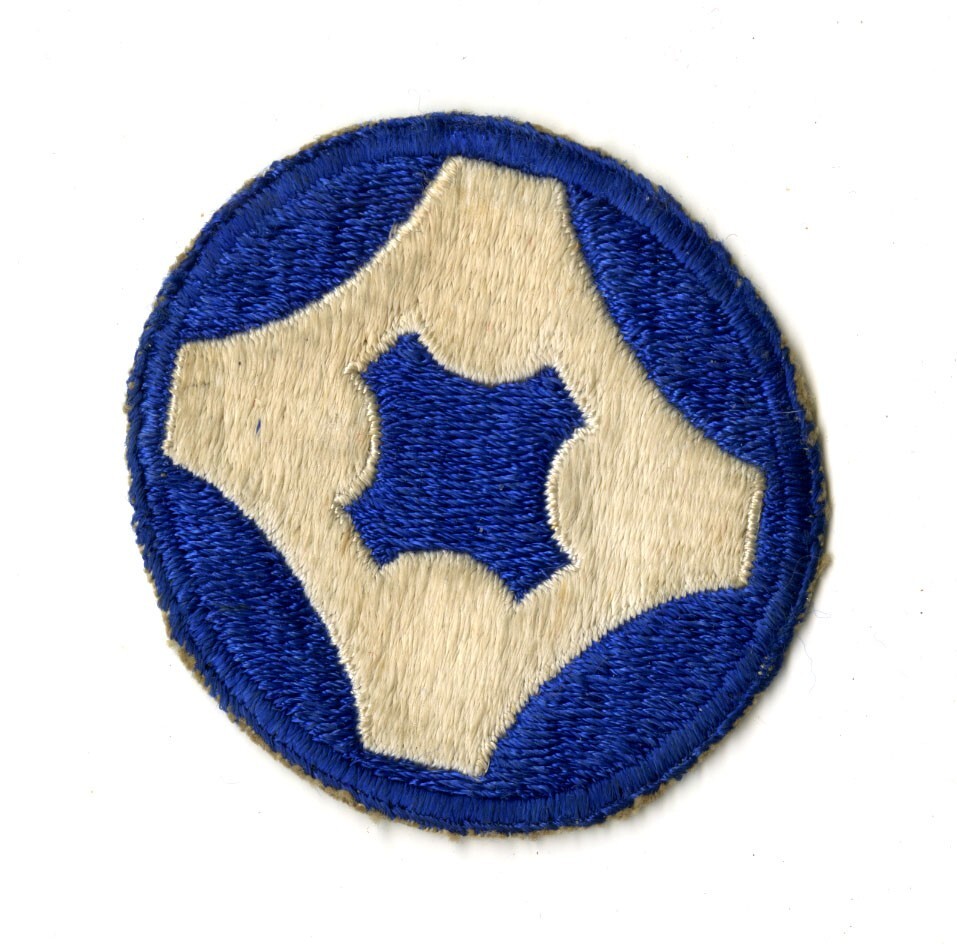 4th Service Command White Back Patch WWII Vintage Southern States