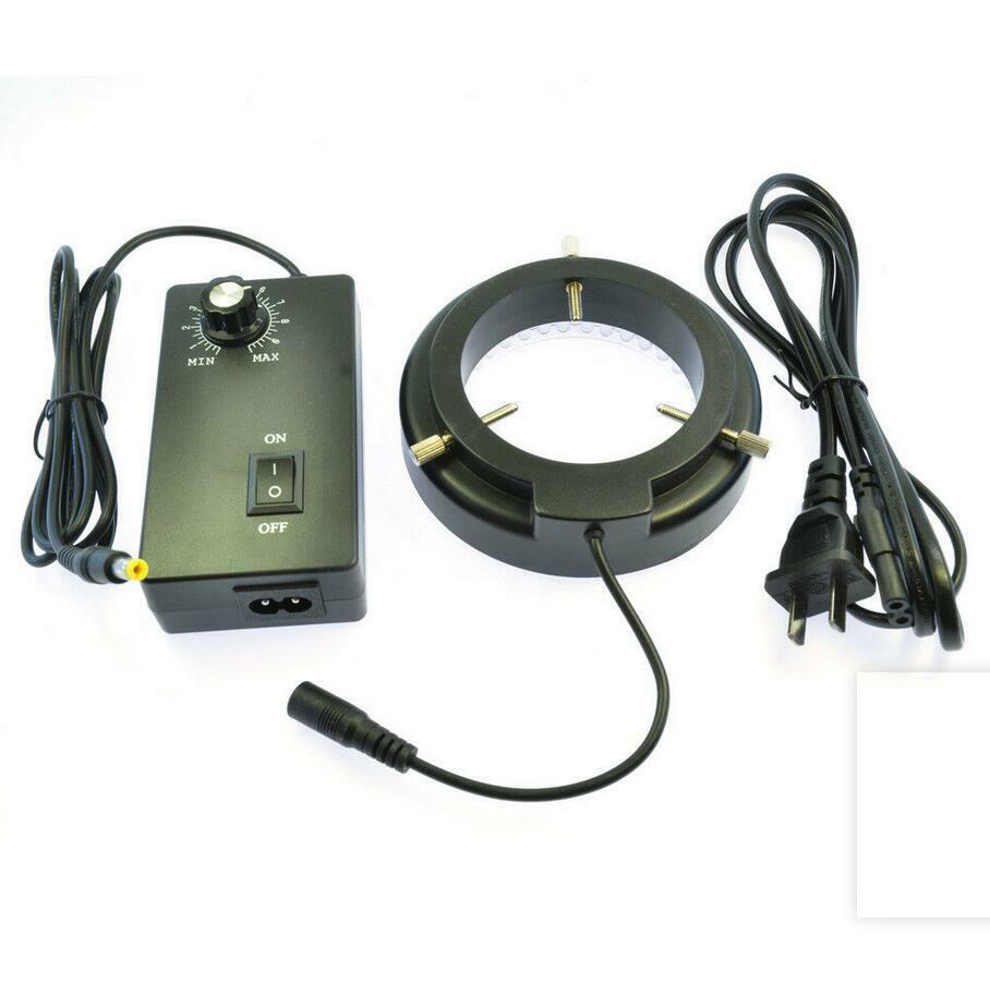 72 mm LED annular light source for stereo microscope brightness adjustable
