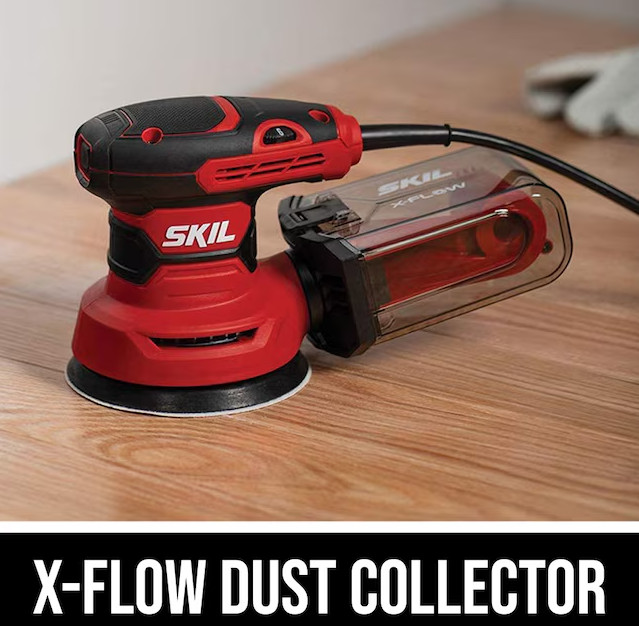 SKIL 120-Volt 2.8 -Amp Variable Speed Random orbital Sander with Dust Management