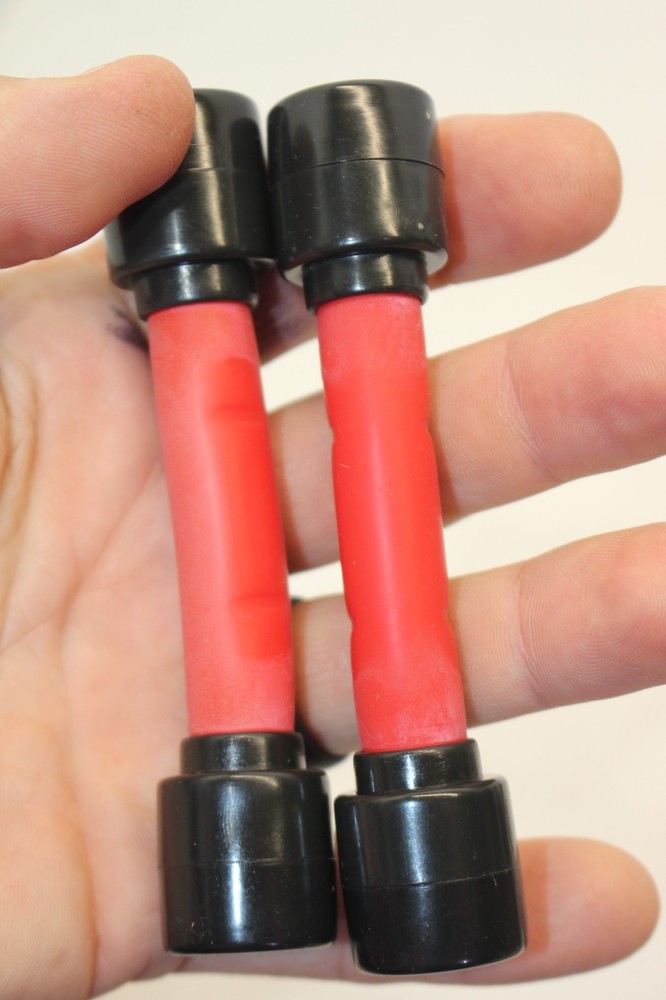6 Six Second Abs Exercise Machine Replacement Rubber Band Set of 2 - RED Heavy