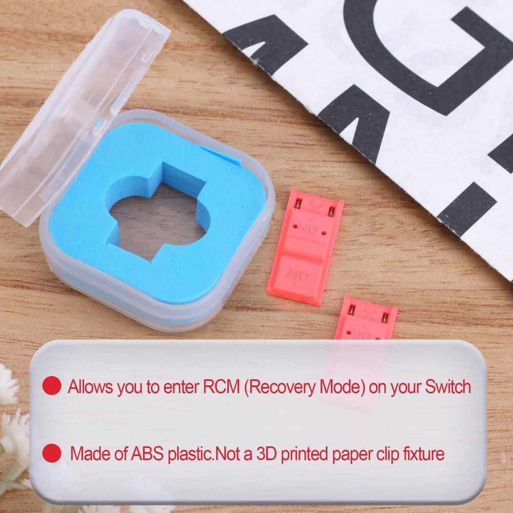 2pcs RCM Jig Tool for Switch Console, RCM Loader Clips Short Circuit Tool for...