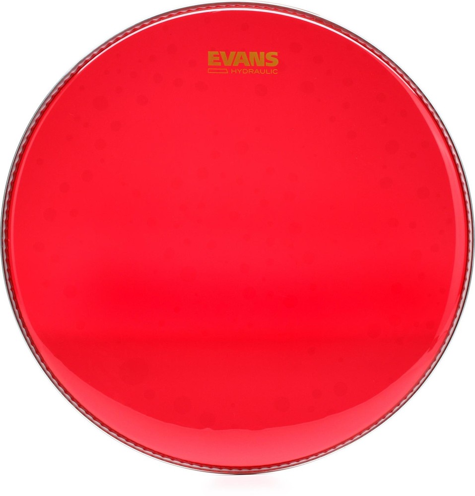 Evans Hydraulic Red Drumhead - 16 inch + Evans TT14HR Value Bundle