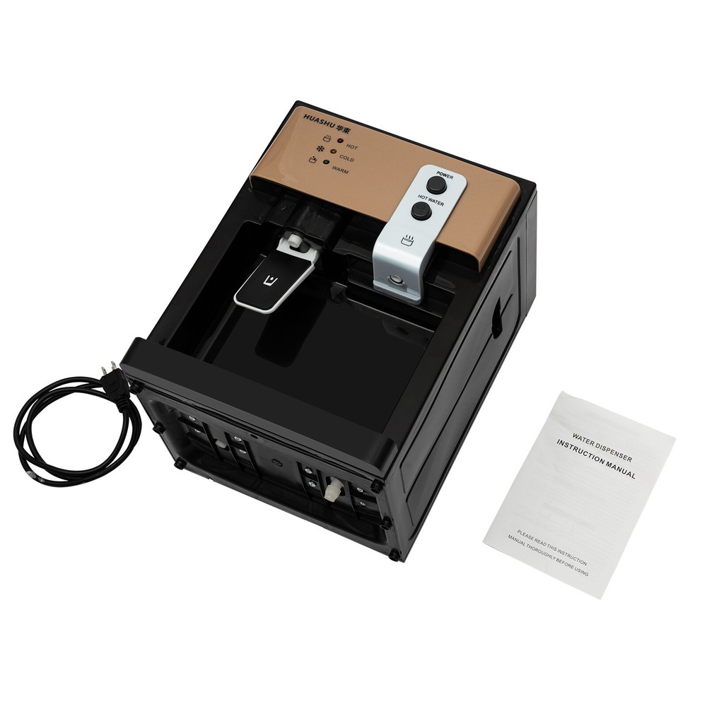 Countertop Water Dispenser Hot Cold Water Cooler Drinking Machine Top Loading