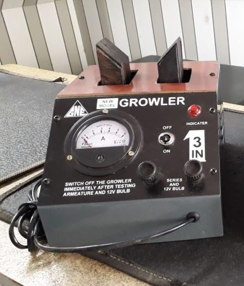 ARMATURE GROWLER TESTER WITH METER WITH PROBE