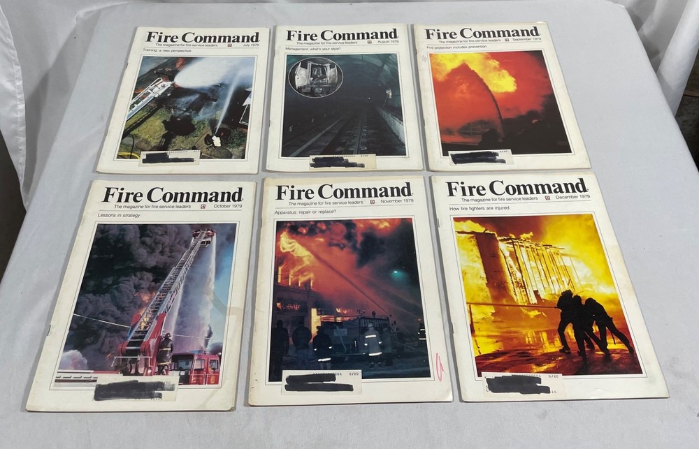 FIRE COMMAND magazine 12 issues from 1979