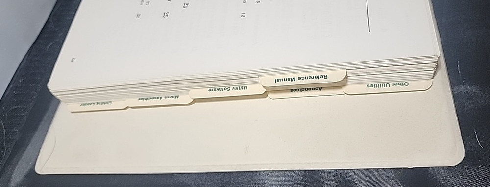 Vintage 1981 Microsoft BASIC Compiler Manual & Binder - CP/M-80 NO DISKS