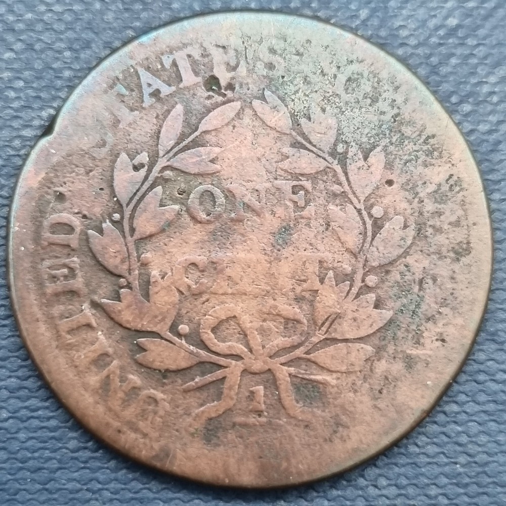 1801 Draped Bust Large Cent 1c Circulated Details #60460