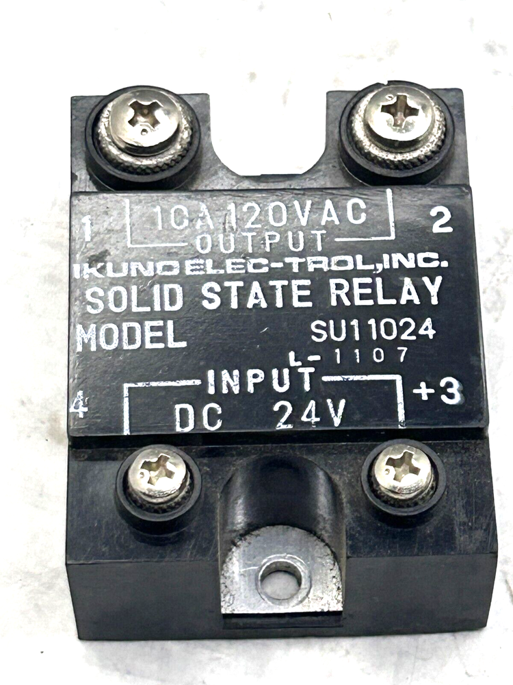 IKUND ELEC-TROL,ING. SOLID STATE RELAY MODEL SU 11024 Pre-owned