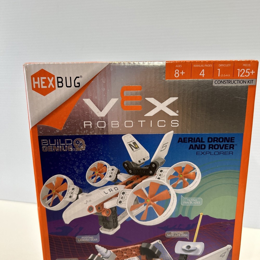 HexBug Vex Robotics Construction Kit: Aerial Drone & Rover Explorer