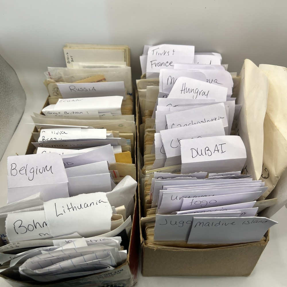 Vintage Worldwide Stamp Collection