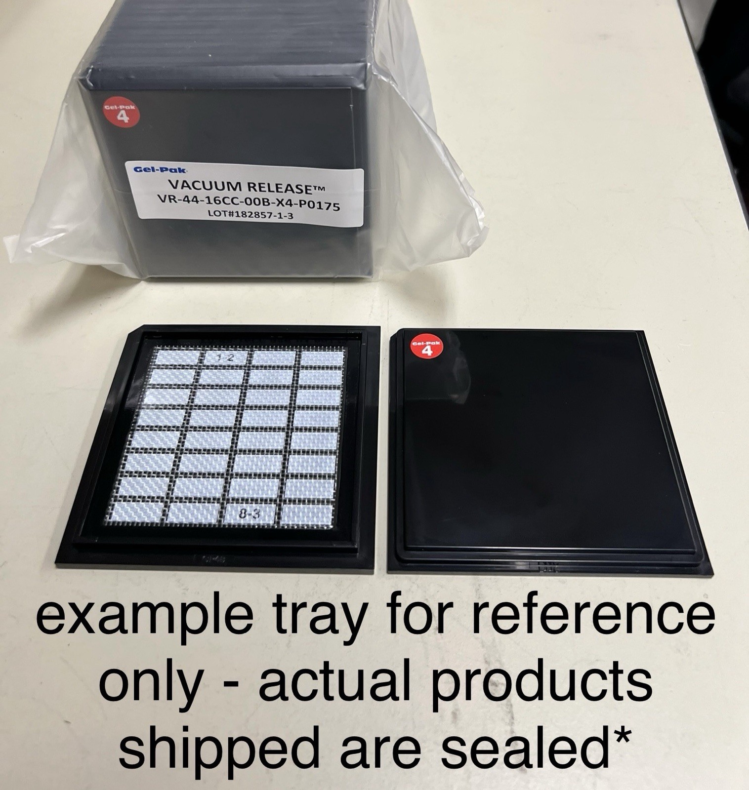 Gel-Pak Vacuum Release Gel-Paks VR-44-16CC-00B-X4-P0175 – Qty 25 Sets