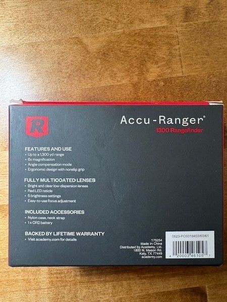 Redfield Accuranger 1300 yard Rangefinder