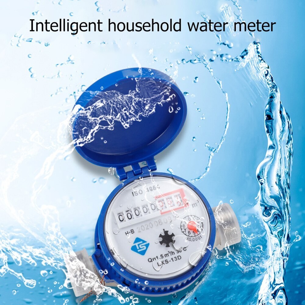 Cold Smart Water Meter Rotary Wing E-Type Digital Display Pointer Counter Tool