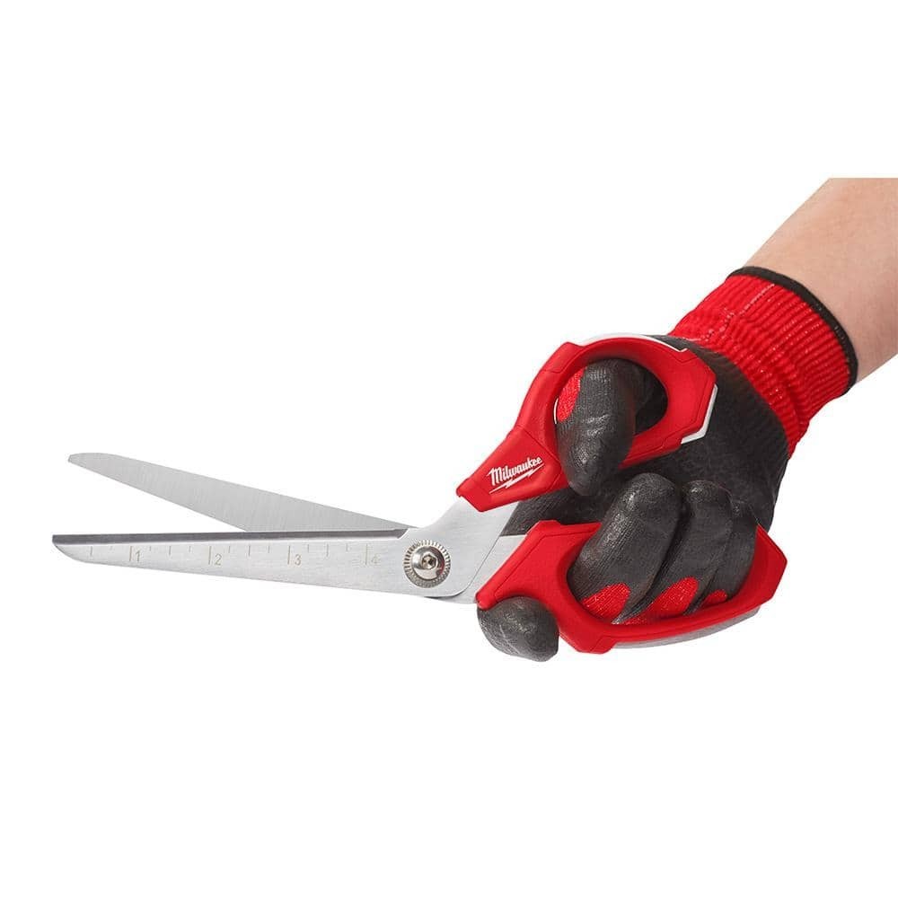Milwaukee 48-22-4047 Job site Offset Scissors New Precision Sharp Blade Cutting