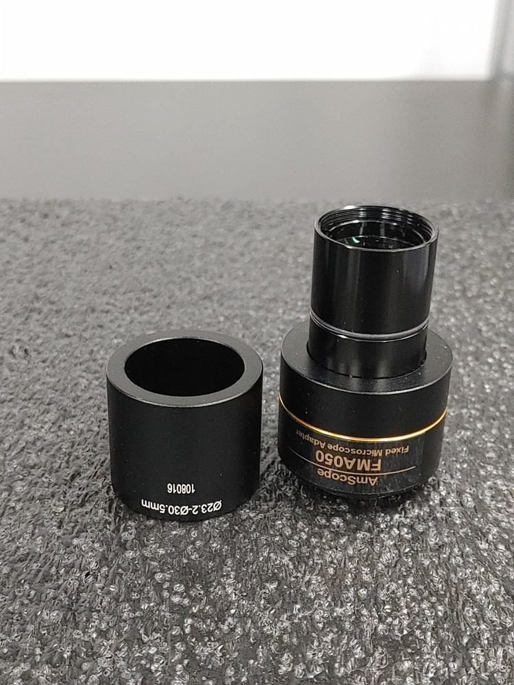 AMSCOPE FMA050 Fixed Microscope Adapter C Mount Magnification Reduction Lens