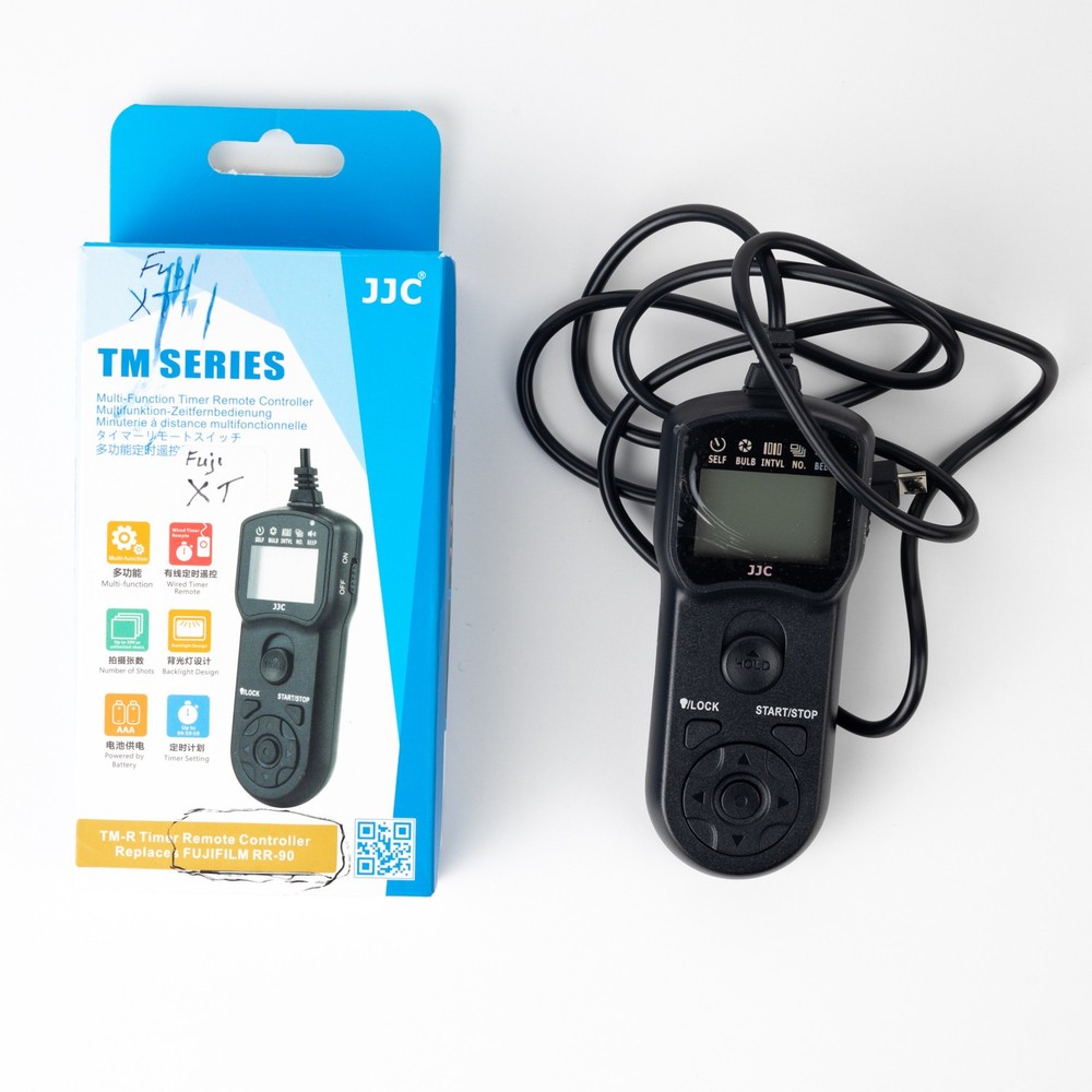 JJC TM-R Timer Remote Controller for Fujifilm (RR-90 Replacement)