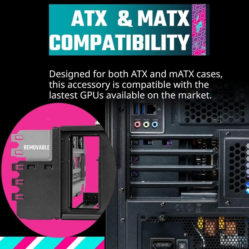 Cooler Master MasterAccessory Vertical Graphics Card Holder Kit V3 with Premium