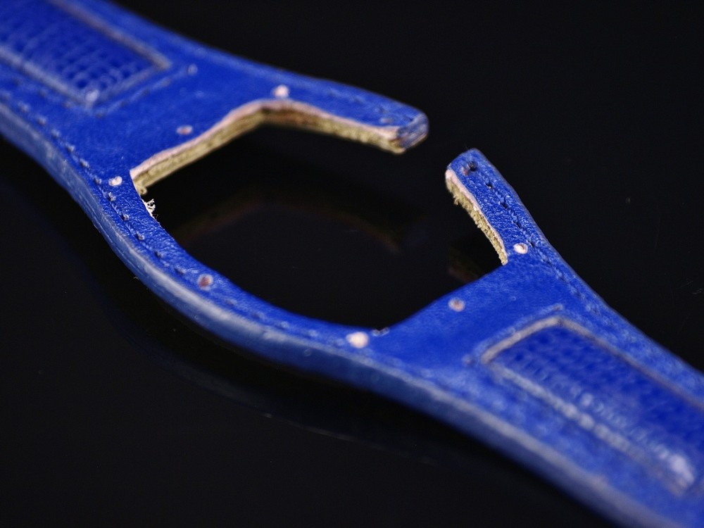 Authentic TechnoMarine Butterfly Genuine Leather Strap W/ Buckle