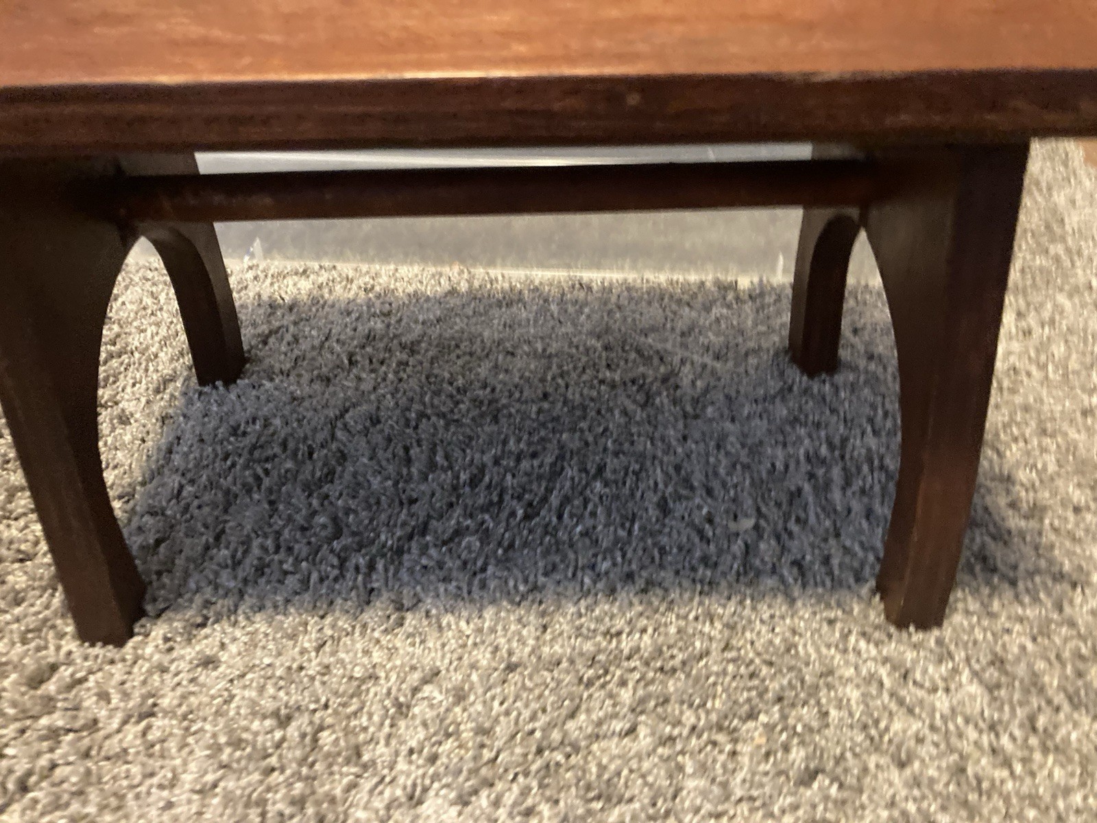 Vintage Handmade Dark Wood Bench Stool Stepstool Footstool Plant Stand 9x10x15