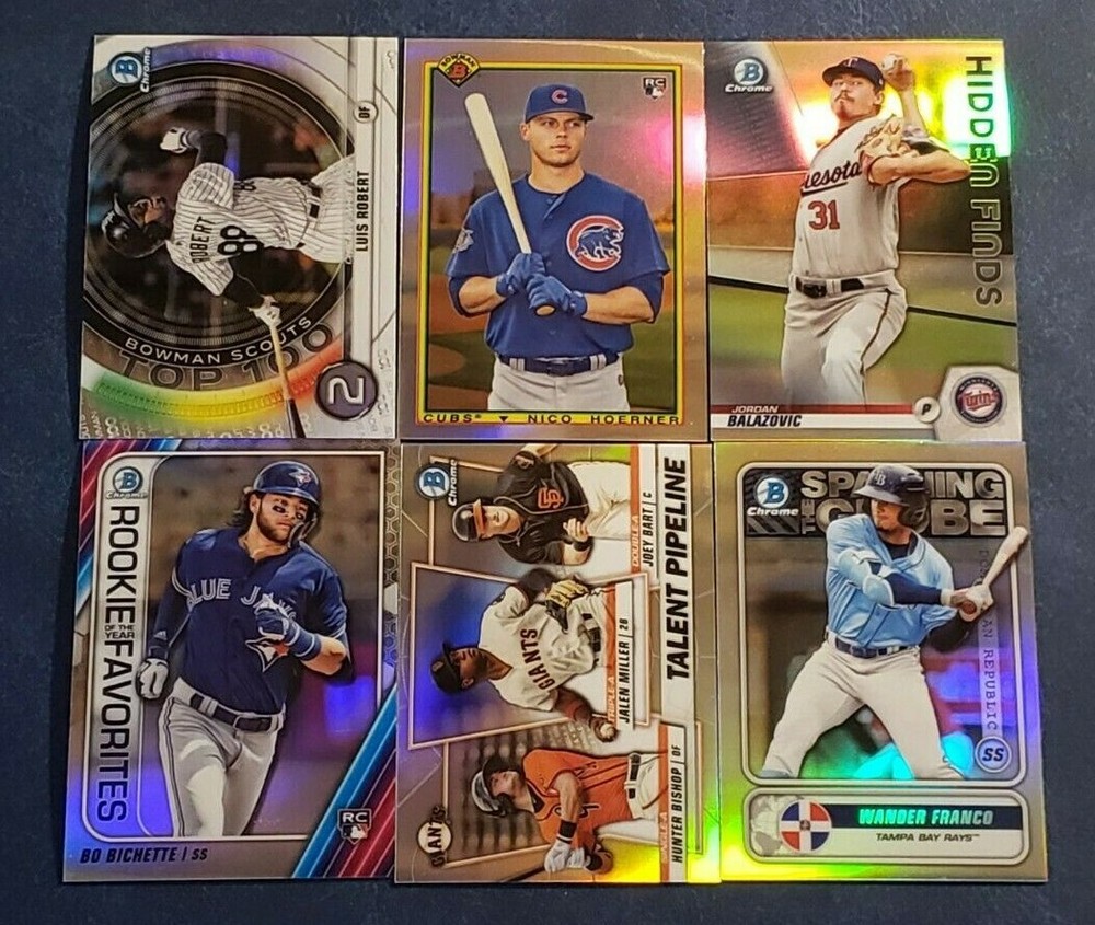 2020 Bowman Chrome INSERTS with Rookies You Pick - 2 Card Minimum