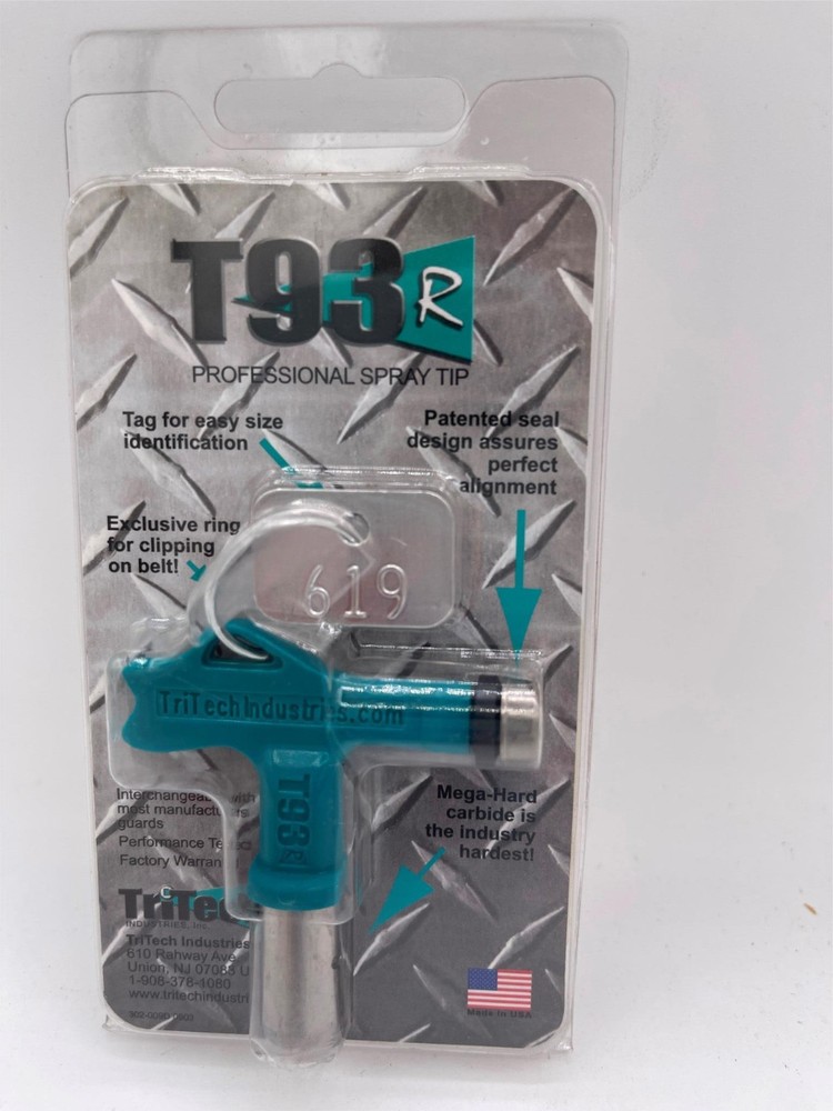 New, TriTech 200-619 T93R Spray Tip
