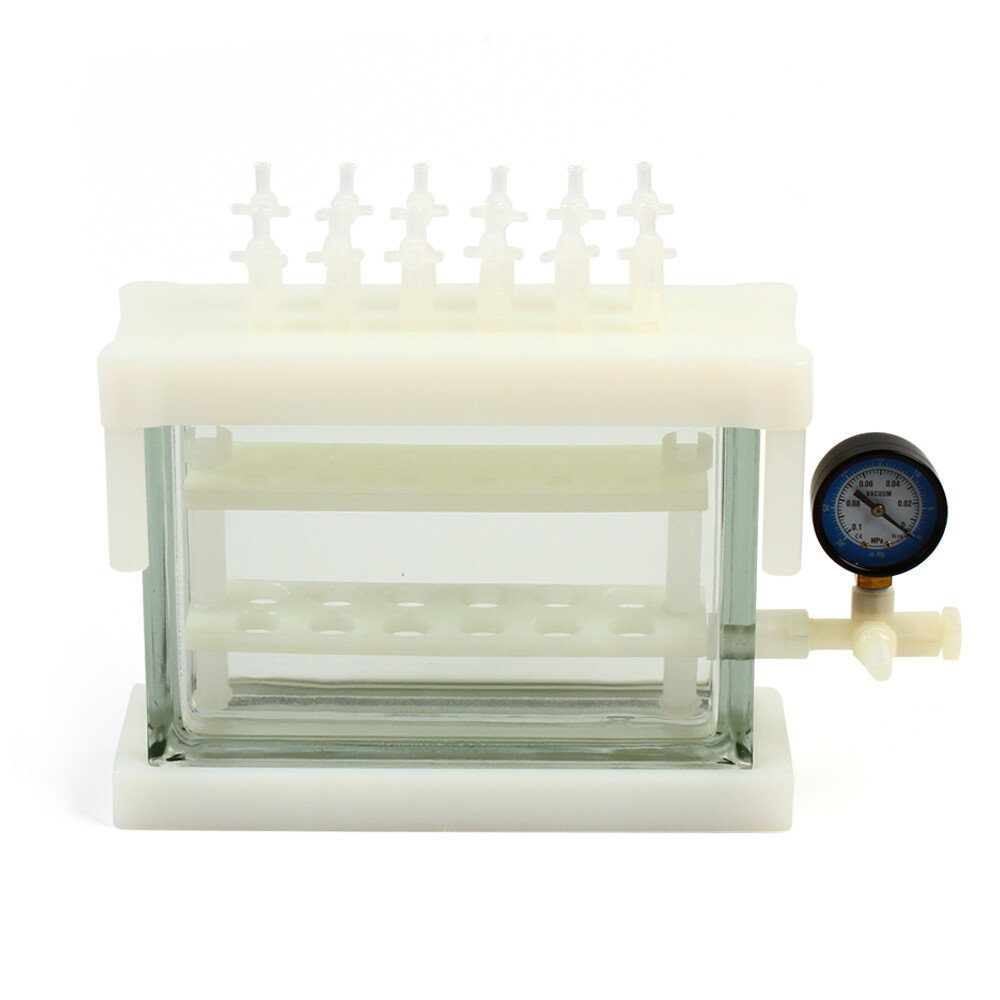 12 Position Solid Phase Extraction Vacuum Spe Manifold E For Lab Areas 2 Shelves
