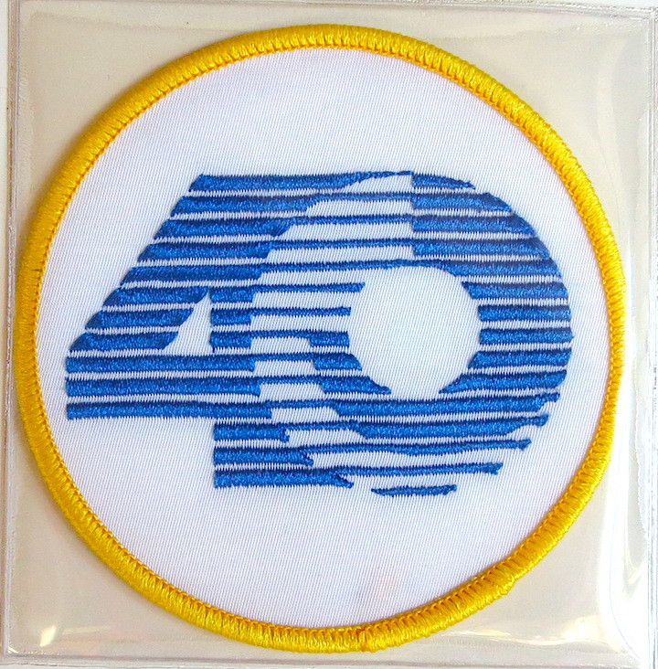 LOS ANGELES RAMS ~ 40th ANNIVERSARY NFL TEAM PATCH Willabee & Ward ~ PATCH ONLY