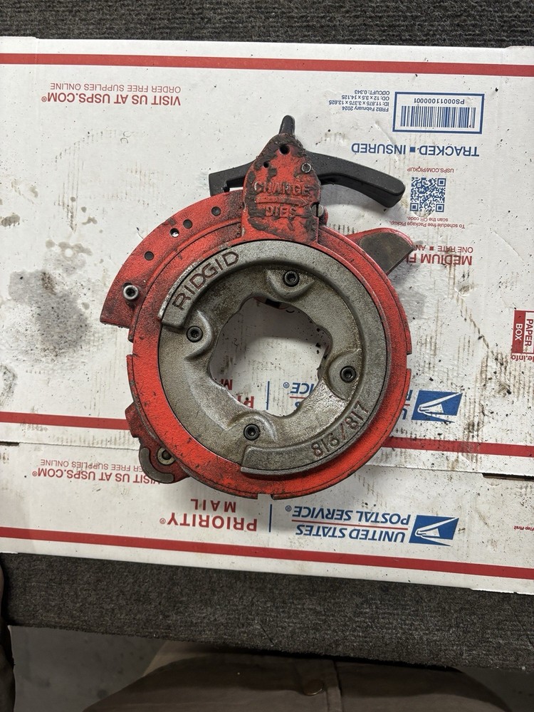 RIDGID 816 817 Semi Automatic Diameter Threading Machine Die Head