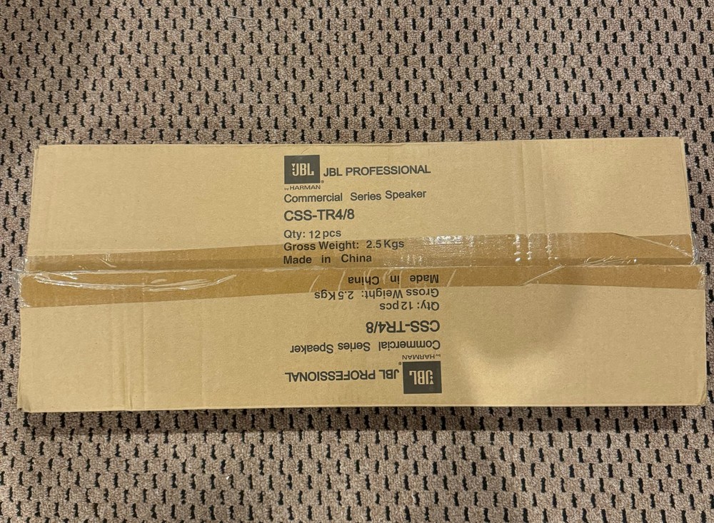 JBL CSS-TR4/8x12 Tile Rail for CSS-BB4x6 CSS-BB8x6 Backcans - 12pc (Open Box)