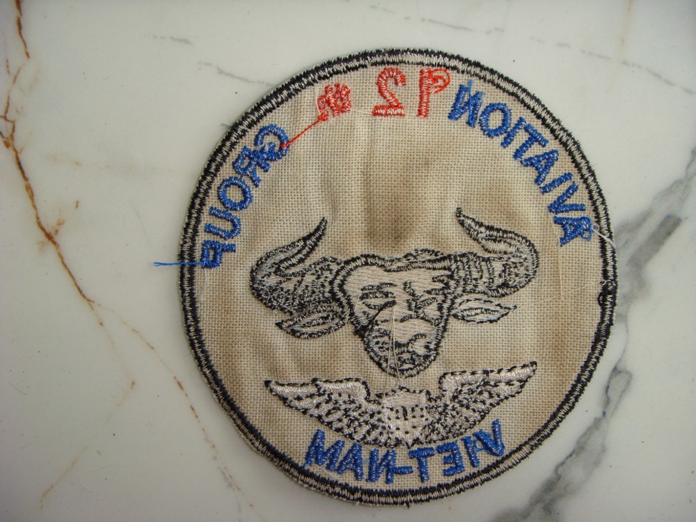 US 12th AVIATION GROUP, VIETNAM WAR PATCH