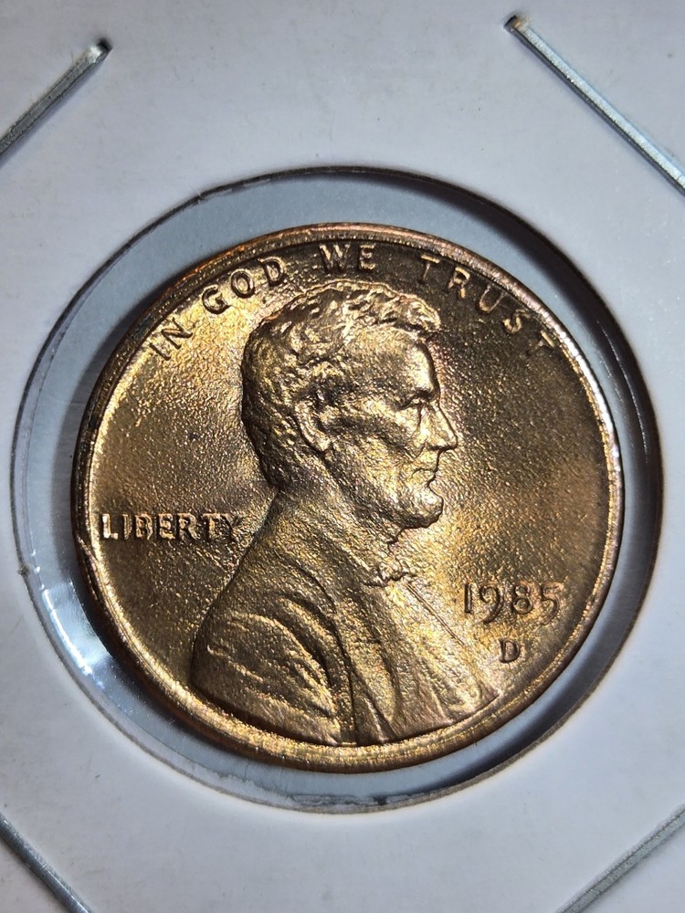 1985 Denver Lincoln Cent Doubled Die Reverse