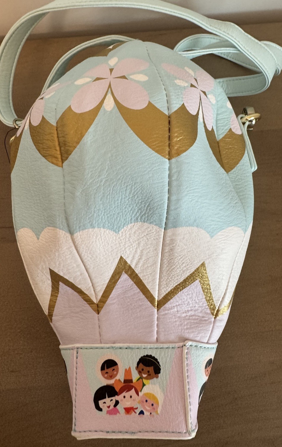 Disney Parks It’s A Small World Hot Air Balloon Cross Body Bag