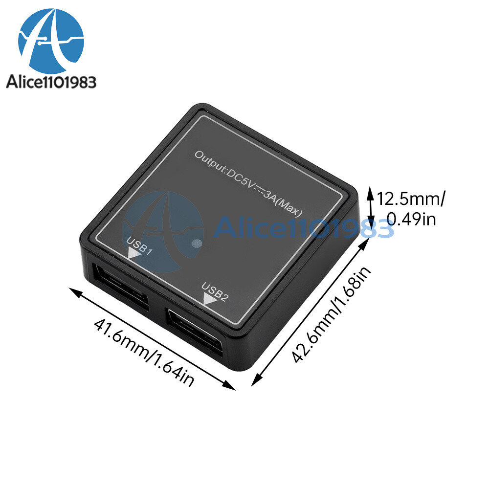 5V3A Dual USB Solar Panel Mobile Power Supply Smart Voltage Controller Regulator
